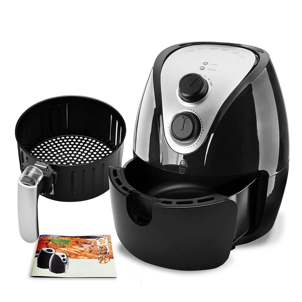 New Electric Home appliances Healthy Oil Free Cooking Rapid Air Circulation System,Dishwasher Safe&Detachable Basket Handle Deep Cooker Air Fryer