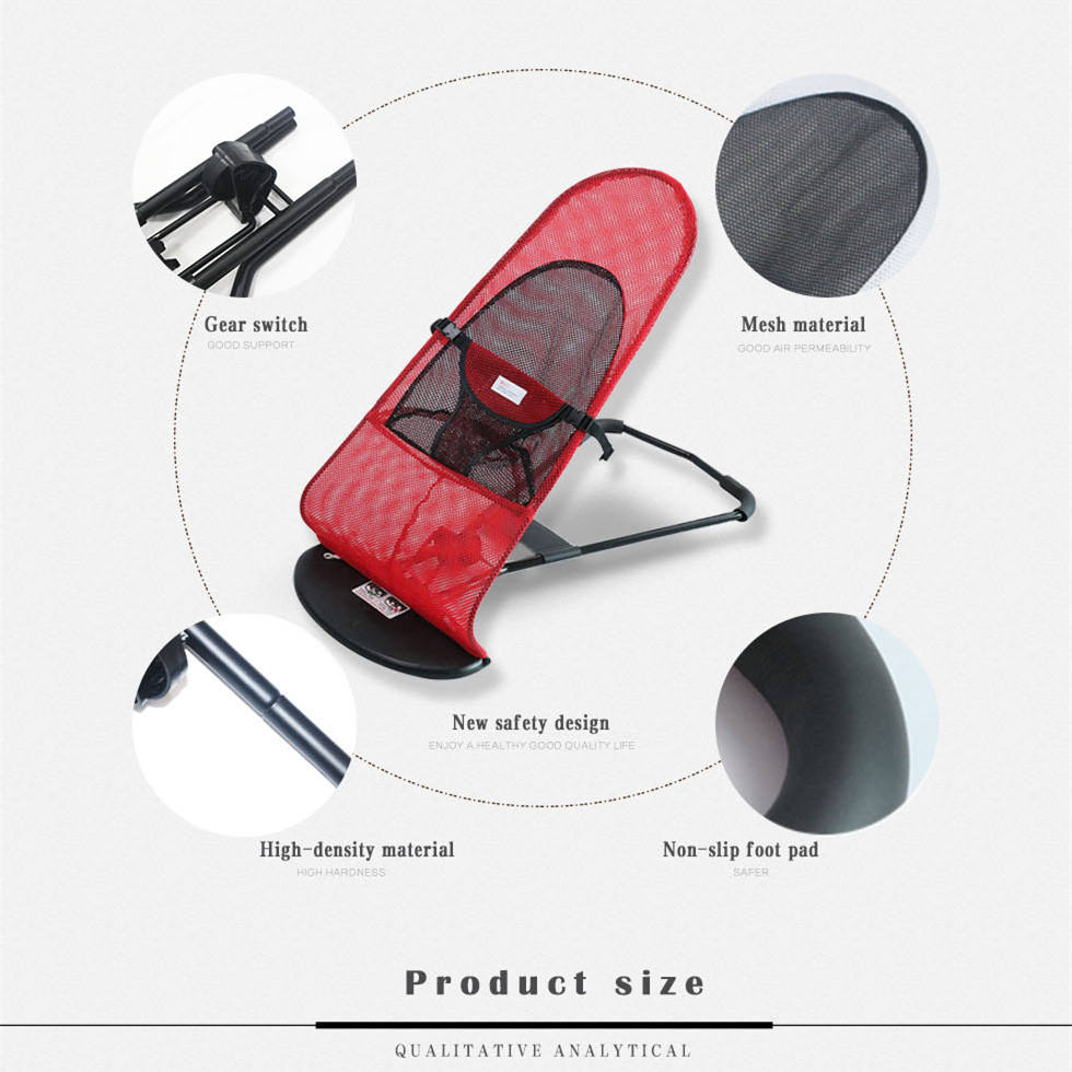 Baby Mesh Breathable Elevated Adjustable Portable Dog Folding Camping Bed Pet Rocking Chair for Puppies