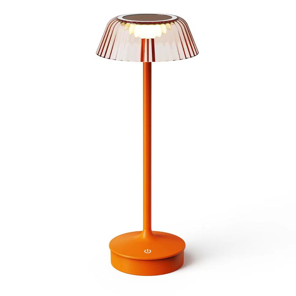 Outdoor Acrylic Transparent Lampshade Small Table Lamp Stepless Dimming RGB Bedroom Living Room Table Lamp