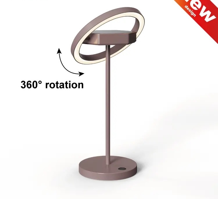 New Rechargeable Desk Lamp Shade Rotatable Solar Powered Waterproof Outdoor Desk Lamp IP54