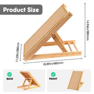 L Shape Cat Scratcher for Indoor Cats, Protecting Furniture Cat Scratch Pad