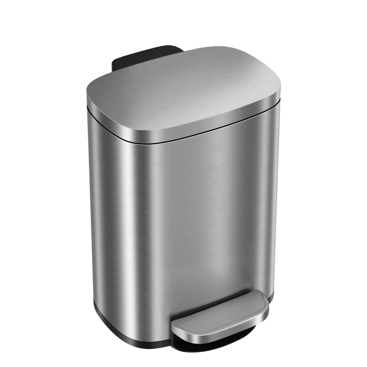5L 12L 30L 50L Kitchen Anti-Fingerprints Trash Bin Pedal Removable Inner Bucket Garbage Trash Can