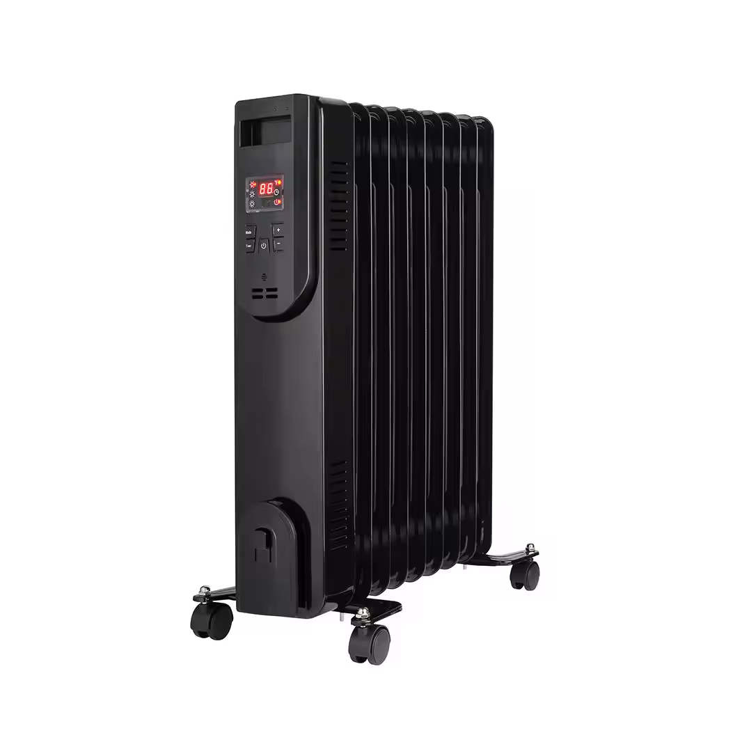 Indoor VDE Plug Adjustable Constant Temperature Oil Filled Heater With Remote Control Oil Filled Radiator