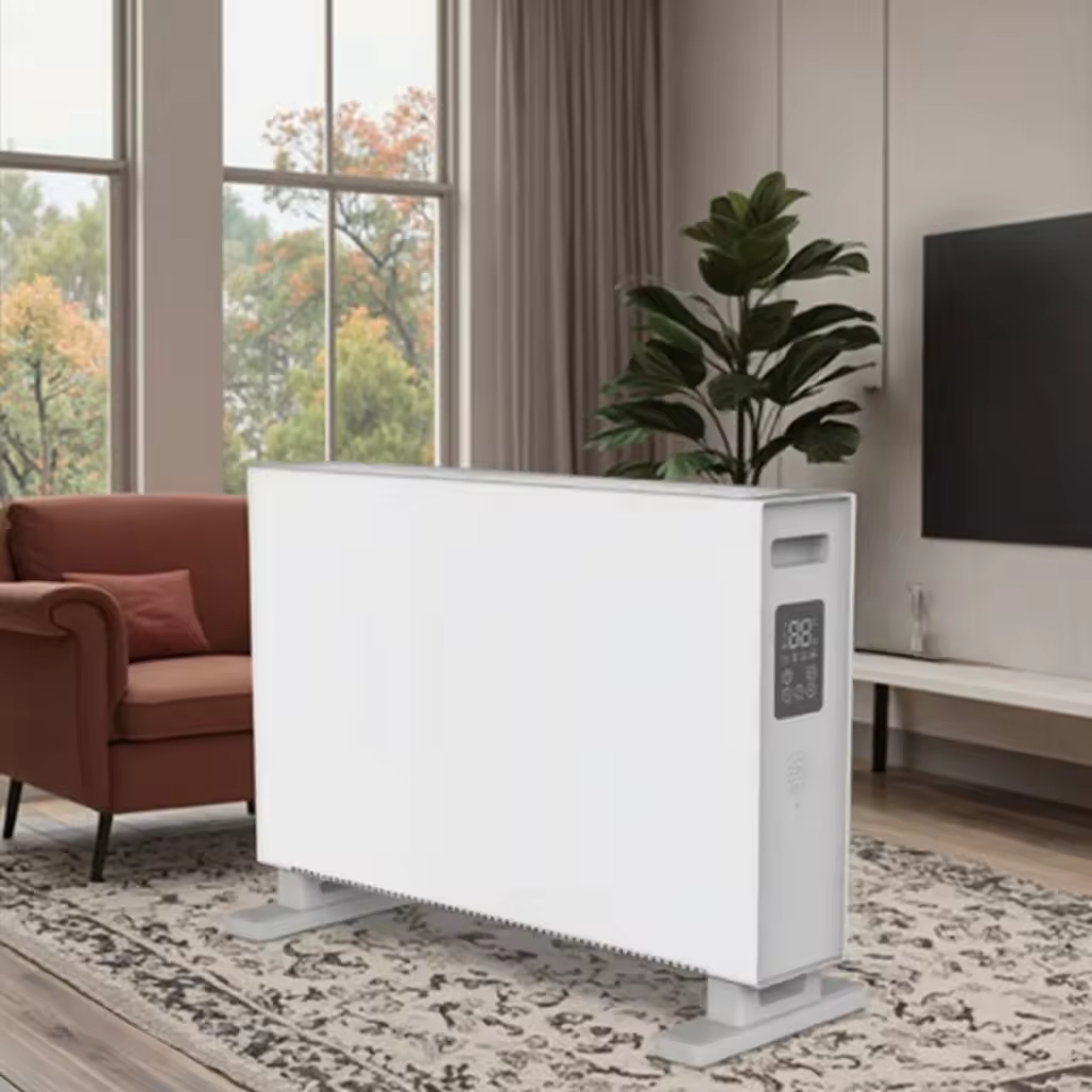 24hours Timer WiFi App Remote Control Digital Display Smart Heater Panel Electric Convector Heater with Overheating protection