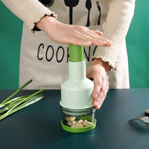 Manual Hand Press Garlic Grinder Vegetable Cutter
