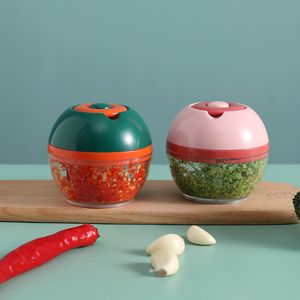 Mini Manual Vegetable Chopper 180ml Vegetable Processor Garlic Meat Grinder