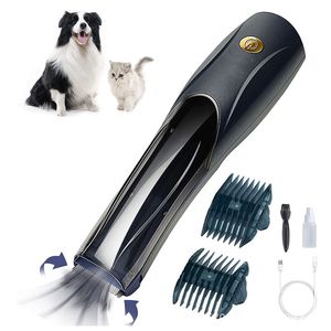 Pet Grooming Kit, Vacuum Suction 99% Pet Hair, 2 in 1 Professional Trimmer Grooming Clippers