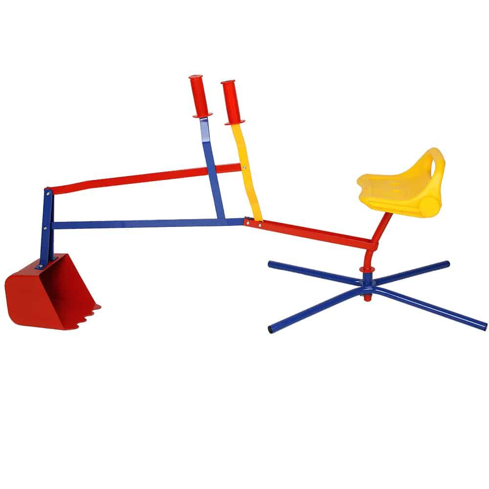 Sand Excavator Children's Digger with wheels- Rubber Grips Seat Sandbox Excavator kids ride on excavator