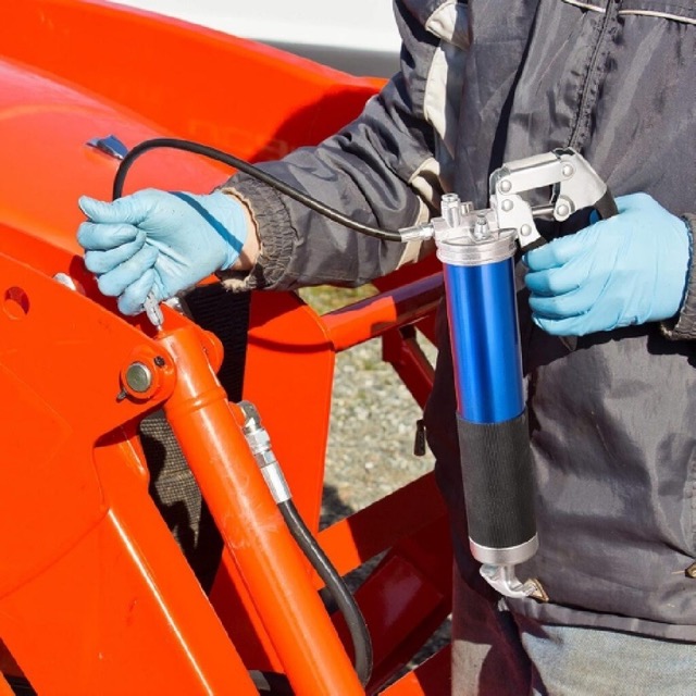 High pressure 8000psi Pistol Grip Cartridge-type Hand Opeated Grease Gun One-hand Grease Gun for lubricants