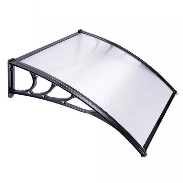 Waterproof plastic canopy and sun shade tent transparent color polycarbonate awning for front doo