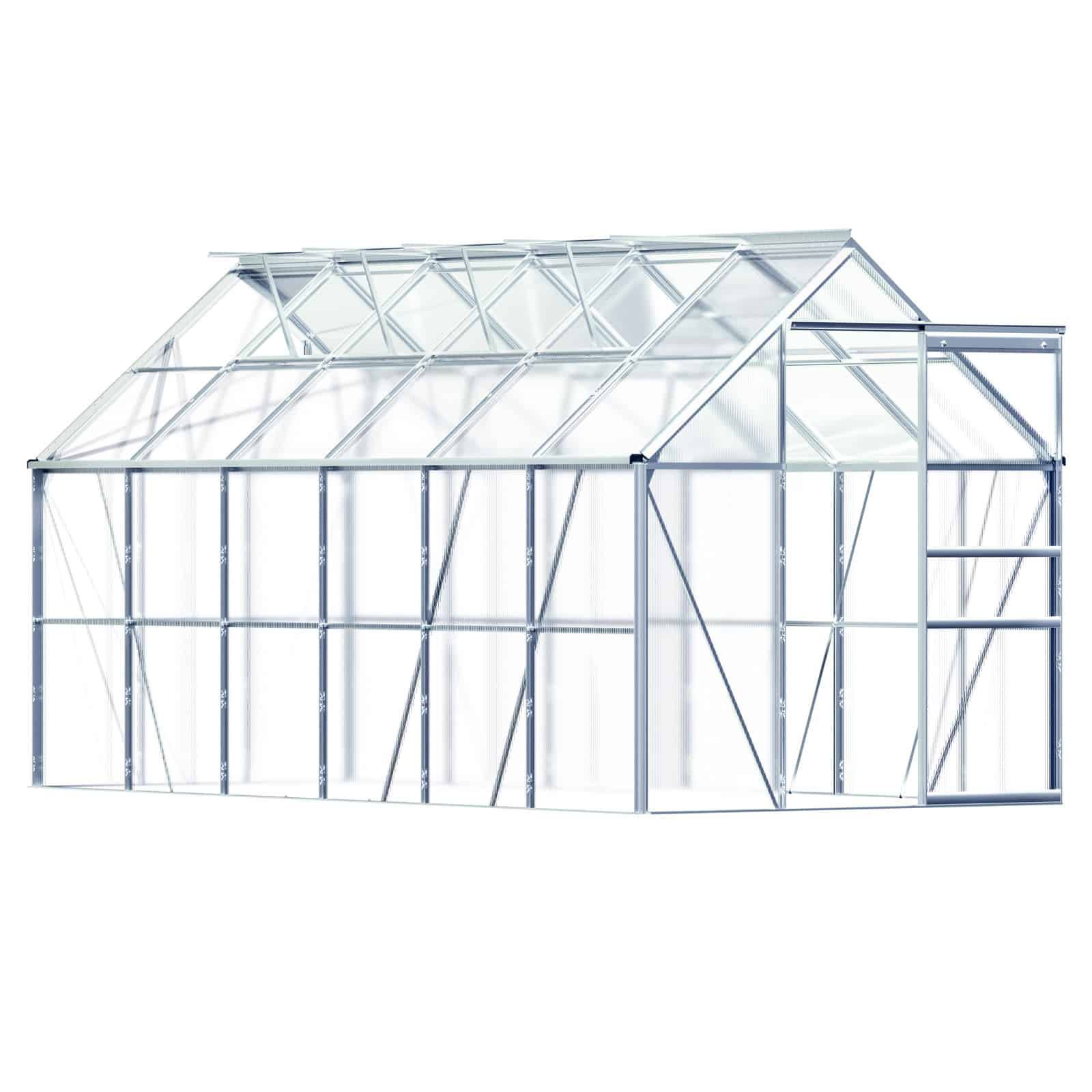 Outdoor green houses aluminum frame garden greenhouse