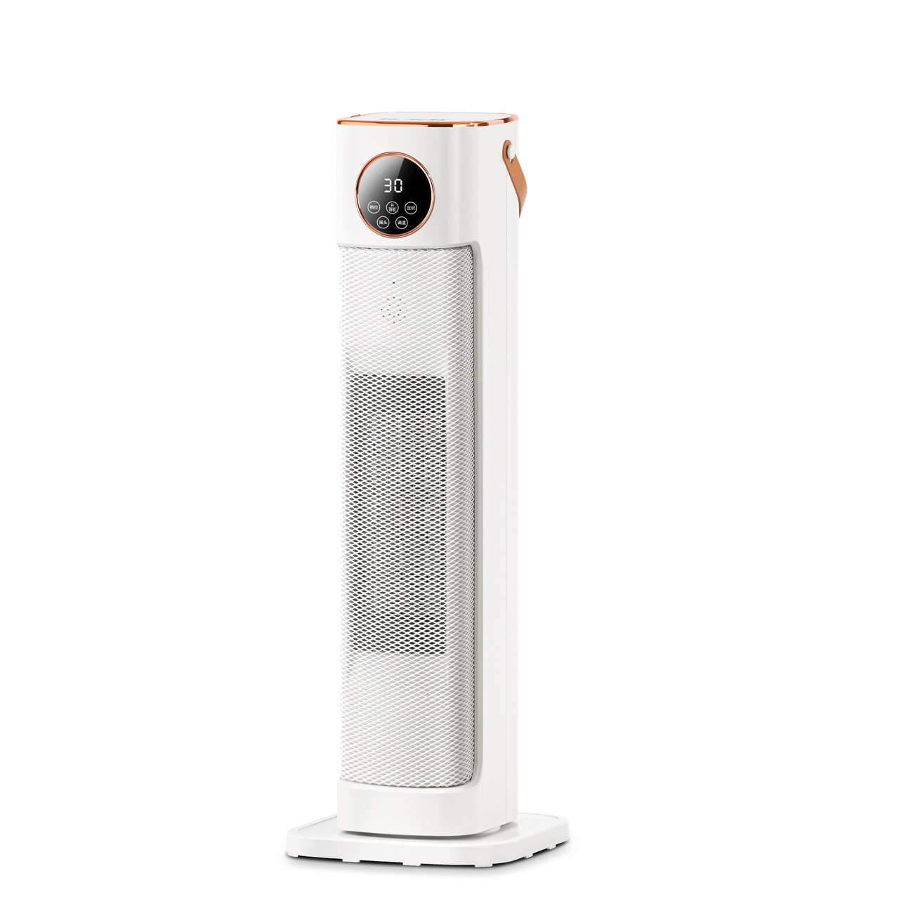 New Modern Style Household Quiet Small Floor Standing Fan Silent Electric Fan Portable PTC Ceramic Electric Heater for Home
