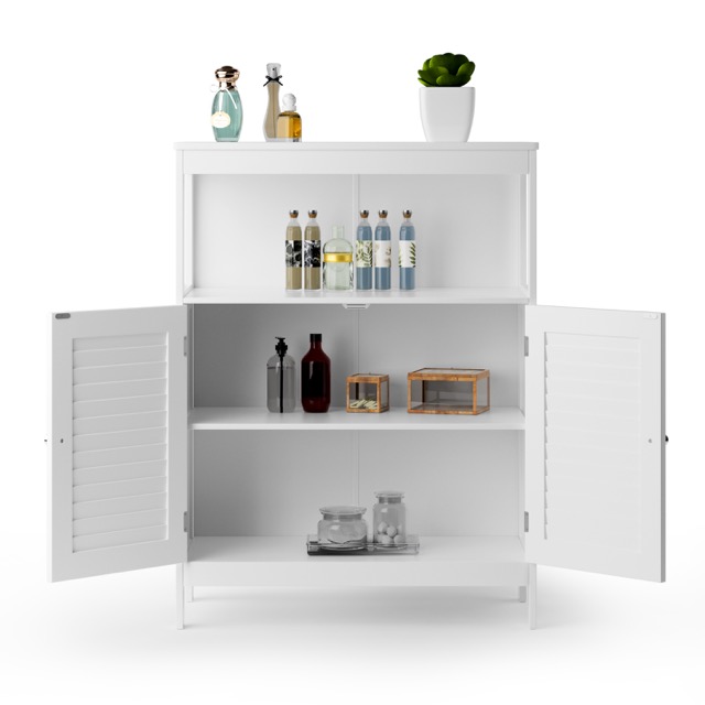 60D X 30W X 80H cm Free Standing Mdf Toilet Cupboard Bathroom Sink Basin Storage Cabinet