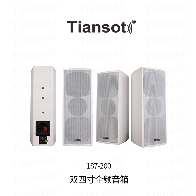187-200 双四寸全频音箱