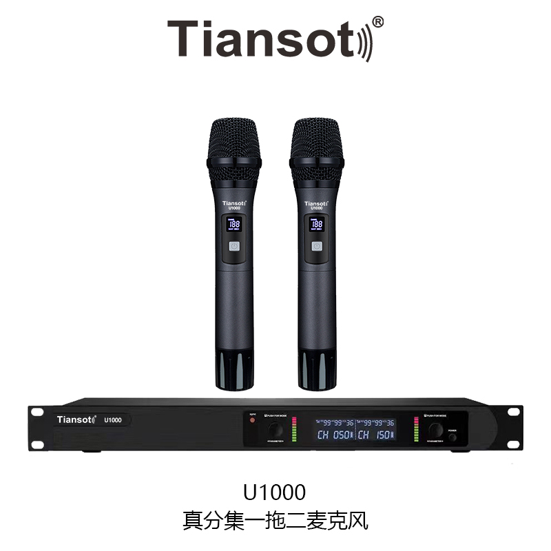 真分集一拖二手持话筒