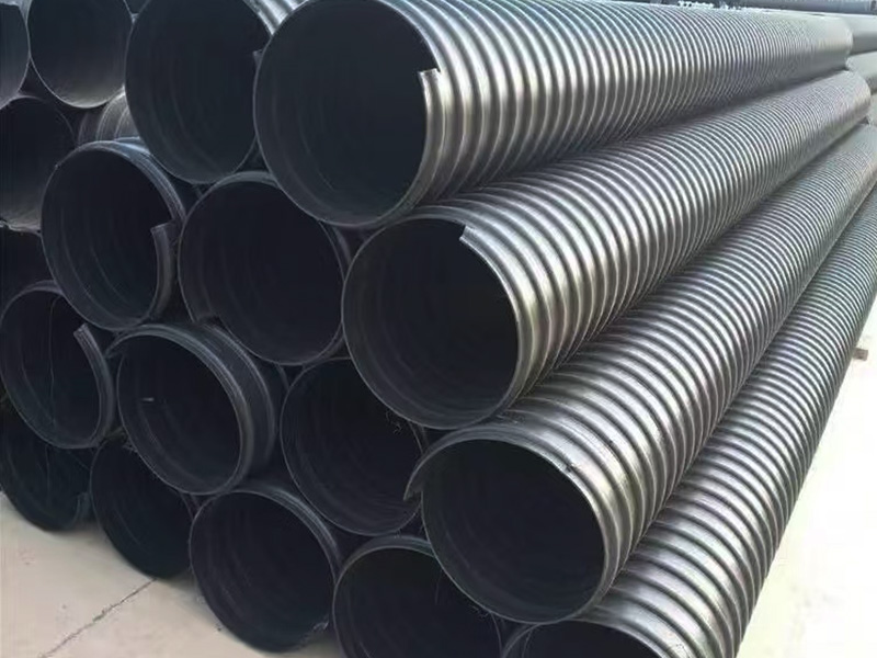 HDPE钢带波纹管