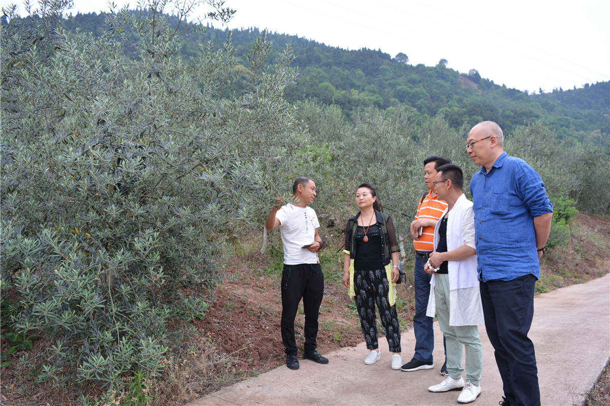 <span>省农业厅副厅长视察基地</span>