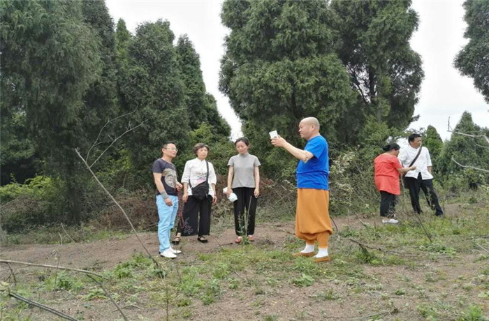 佛教高僧参观