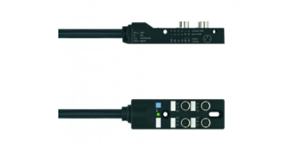 I/O-分線盒, M8, 被動(dòng), 4 ports, 3針腳, 固定電纜連接