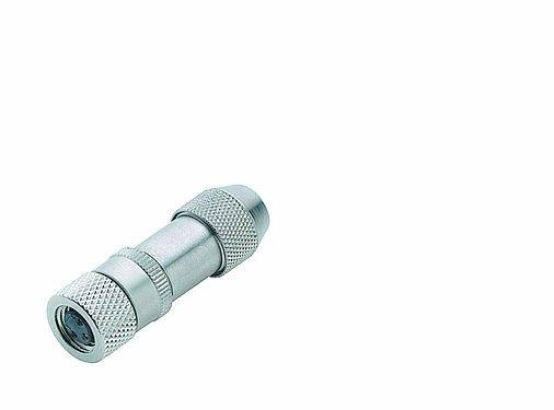 M8直頭孔式電纜屏蔽連接器 螺釘接線 3芯，4芯