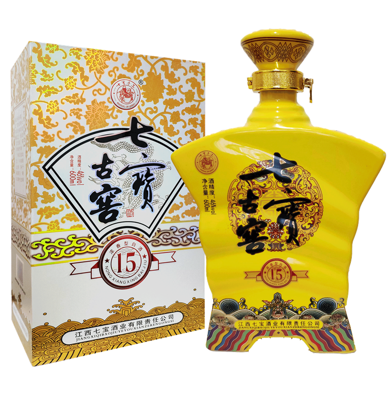 46°七宝古窖新版十五年