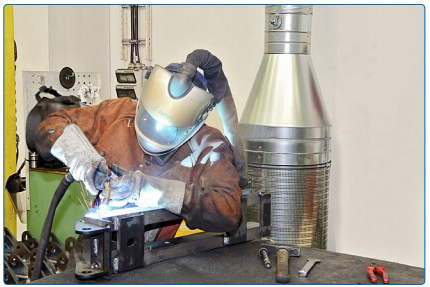 Welding fume purification