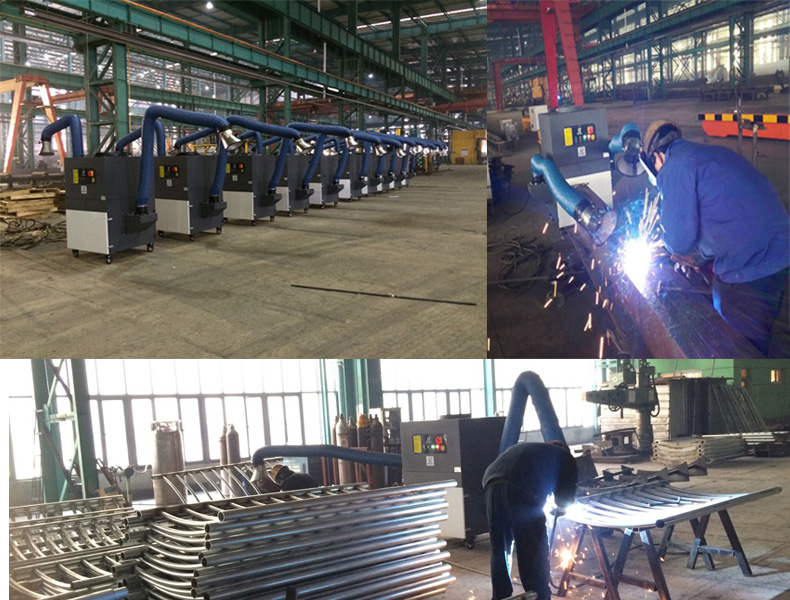 Welding fume extractor application cases
