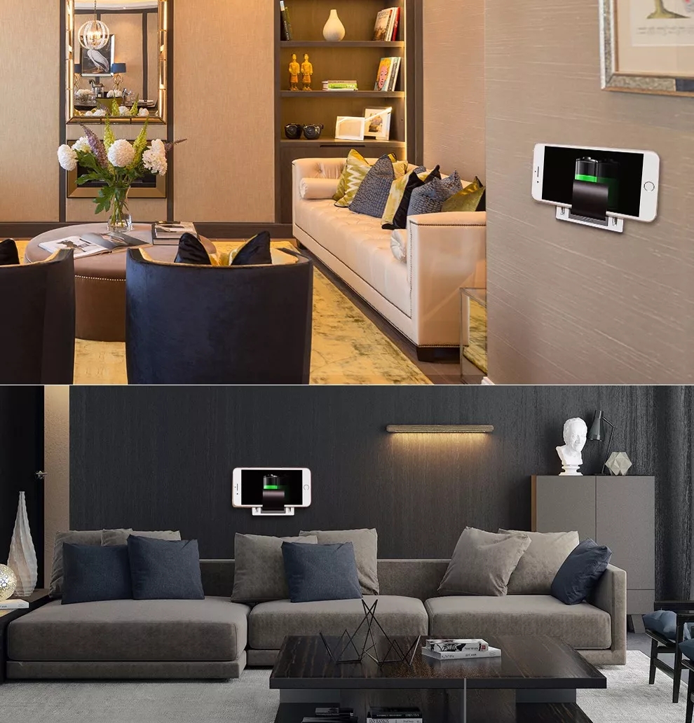 九正墙壁式无线充电器