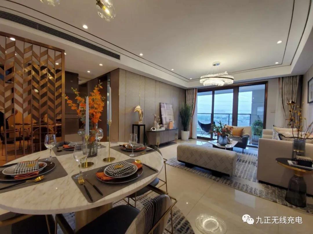 墙壁式无线充电器助力地产航母保利，开创无“尾”人居新时代！