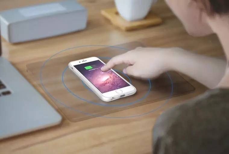桌面隐藏式无线充电器