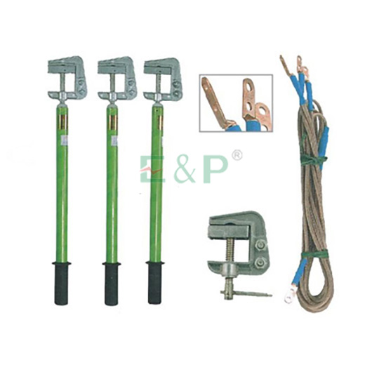 H.V.Earthing Rods With Earthing Wire And Earthing Clamp