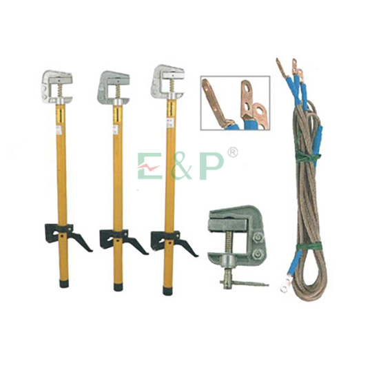 H.V. Earthing Rods With Earthing Wire And Earthing Clamp