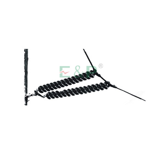 DOUBLE HELIFORMED SUSPENSION CLAMP