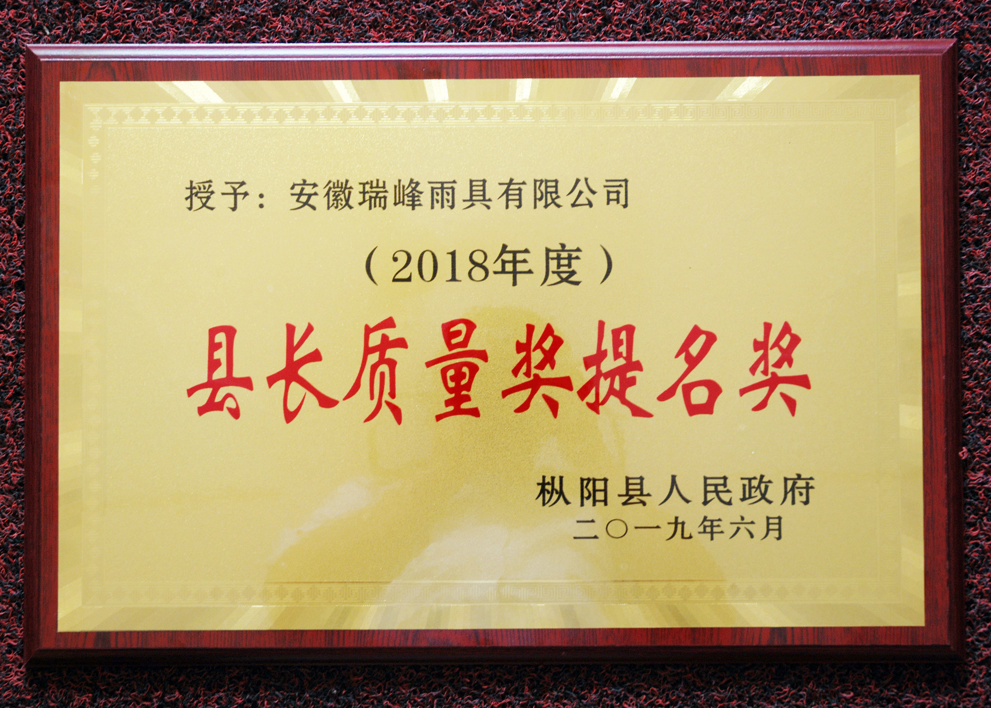 县长质量奖