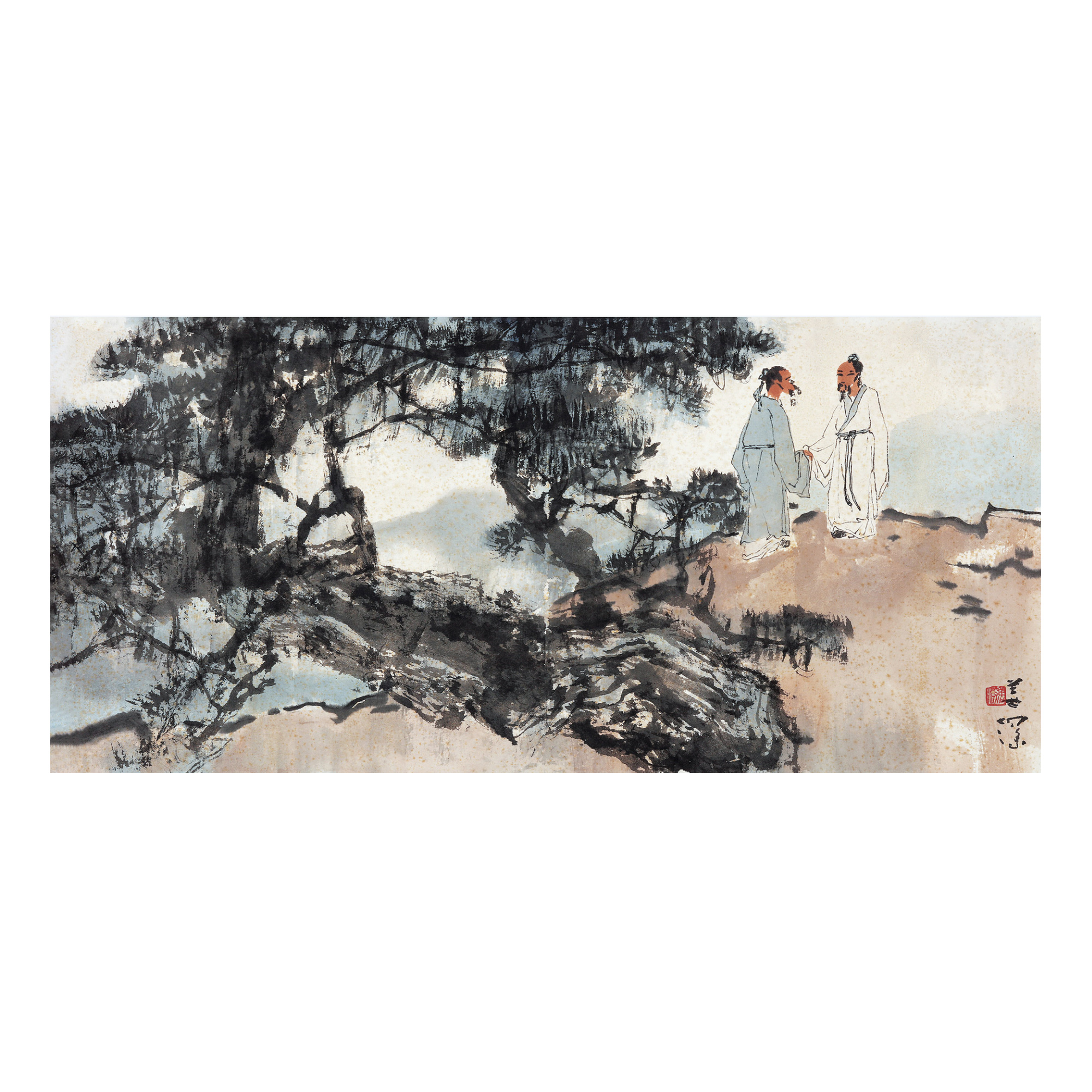 楊善深 松下高仕圖