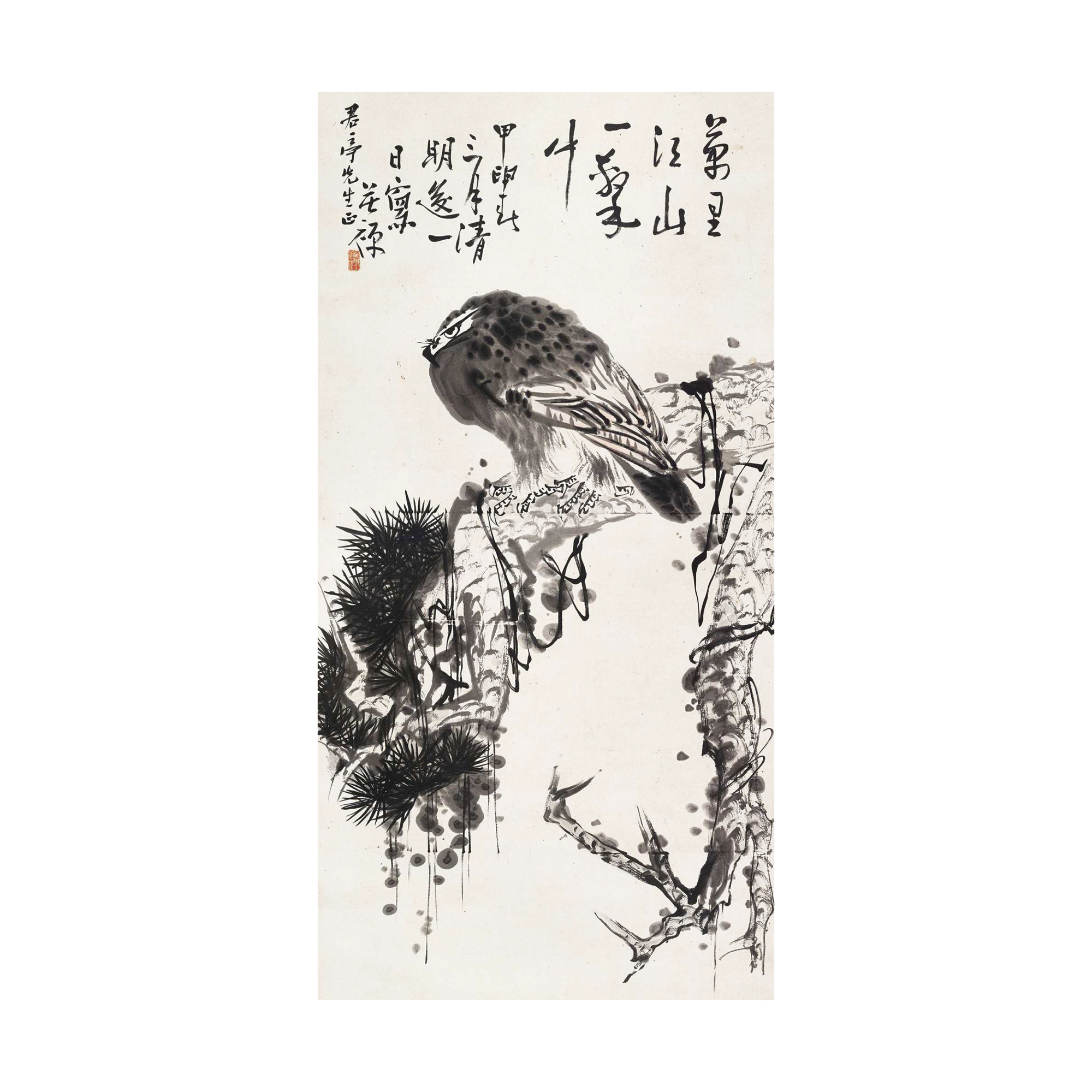 松鷹圖