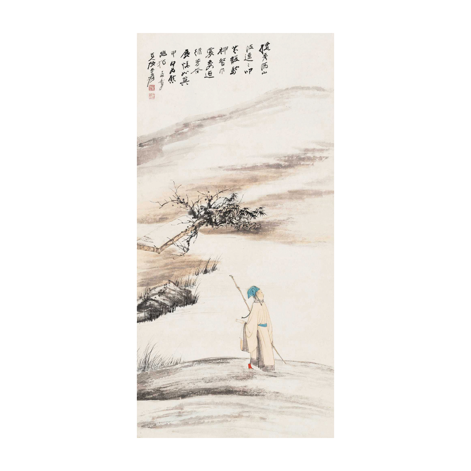 獨遊思歸圖
