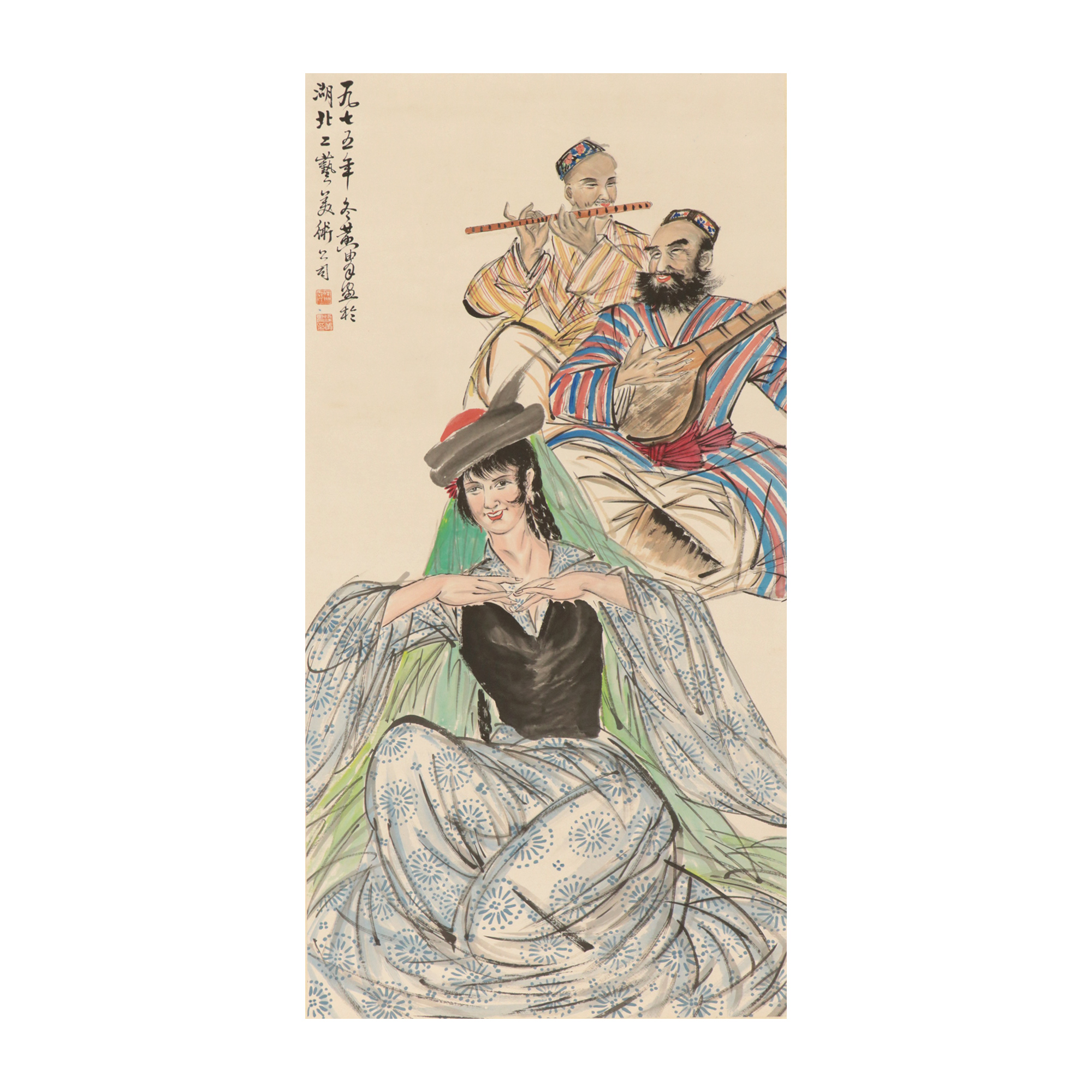 歌舞昇平圖（黃胄）