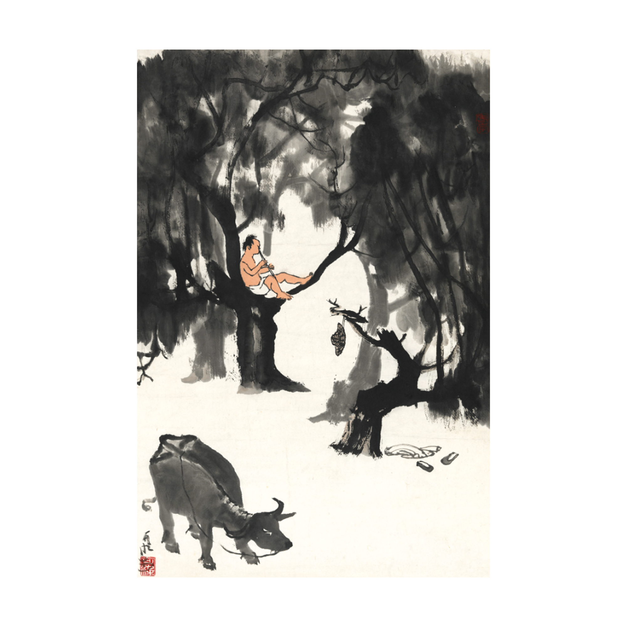 李可染 牧韻圖