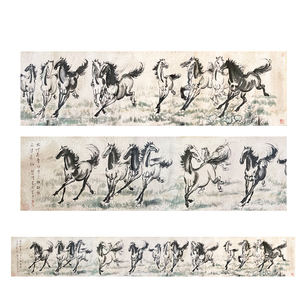徐悲鴻 群馬圖