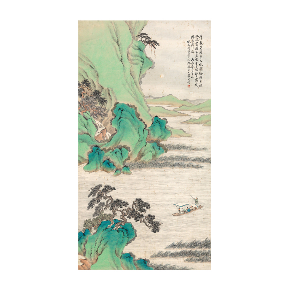 黃山壽 赤壁夜遊圖