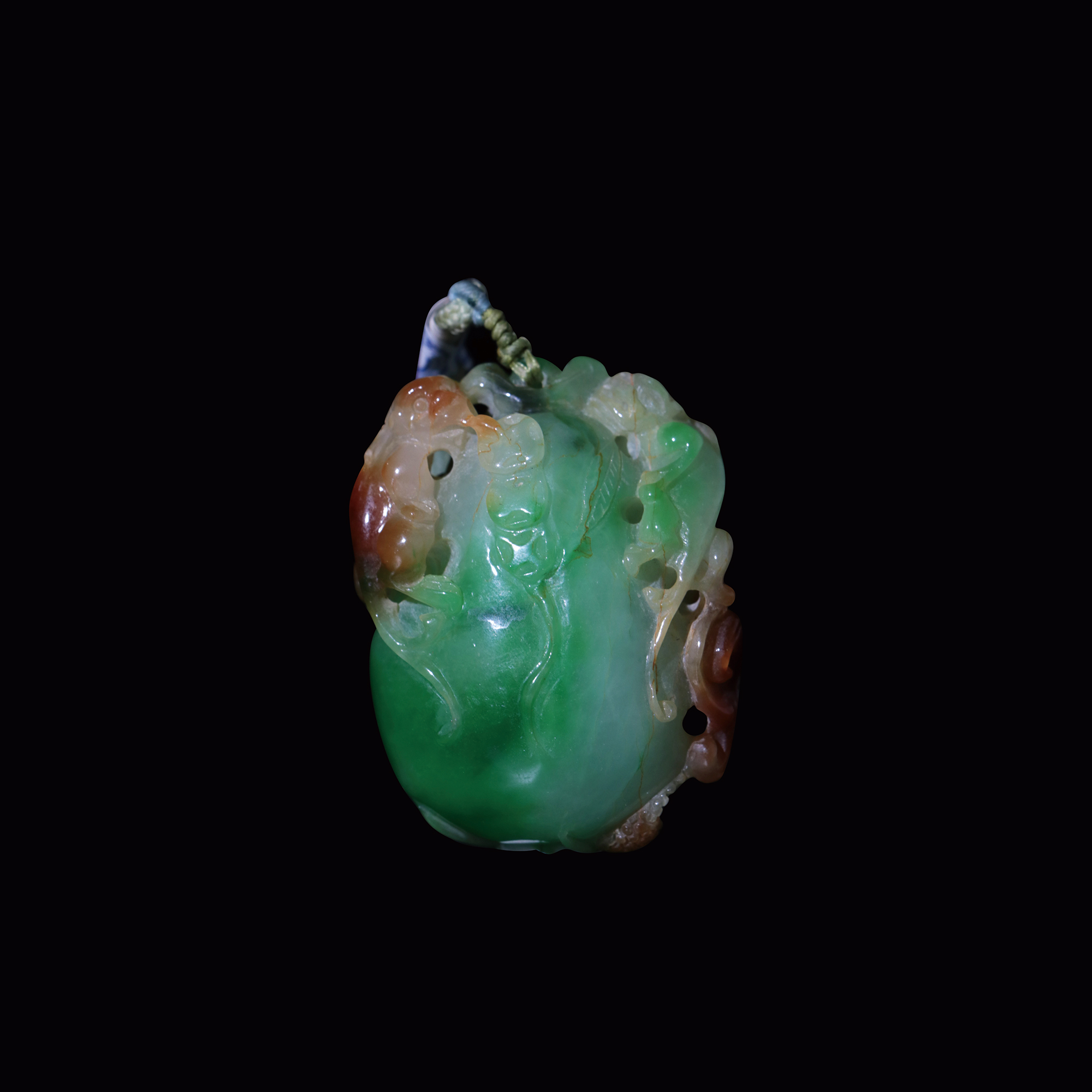 福祿壽三色翡翠