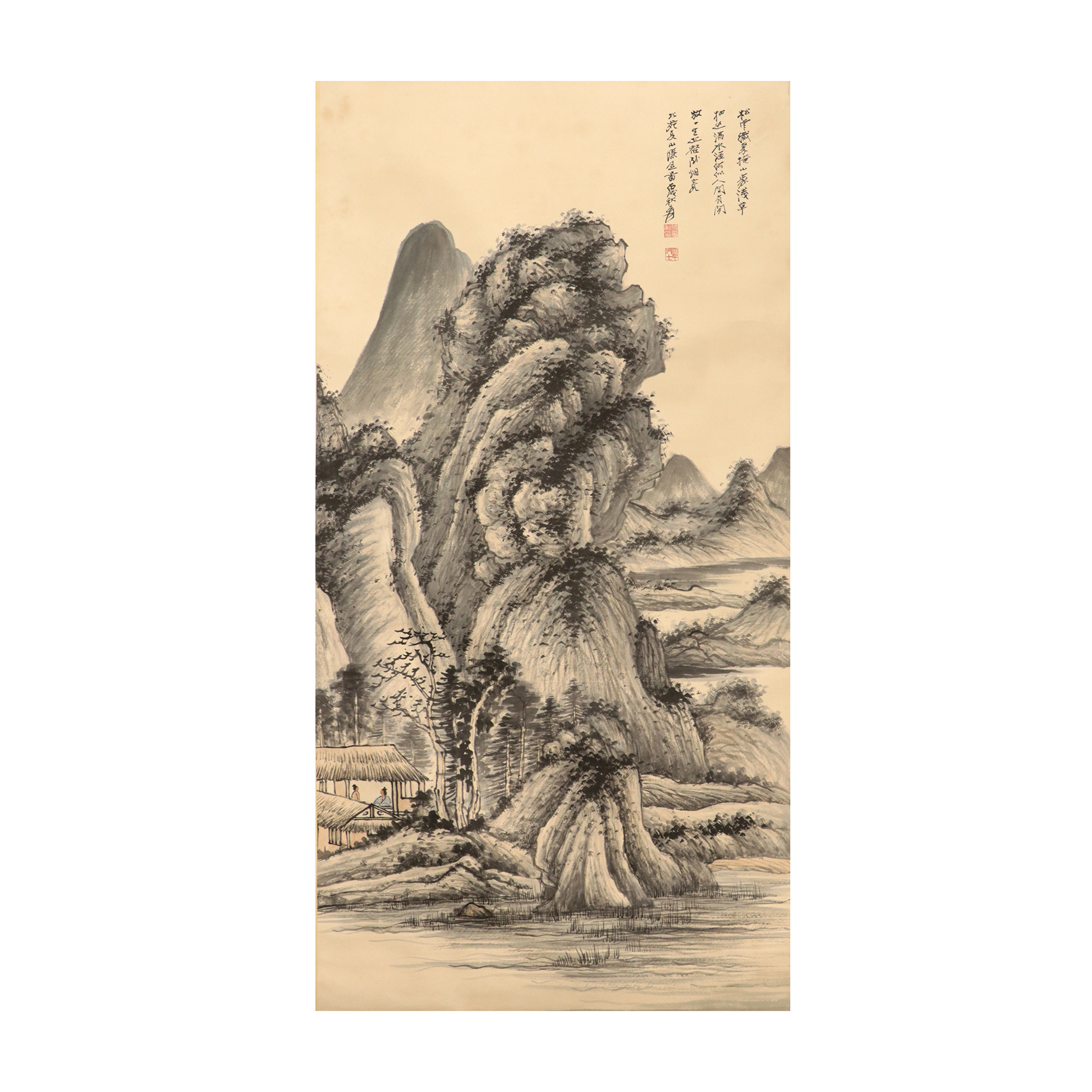 夏山隱居圖
