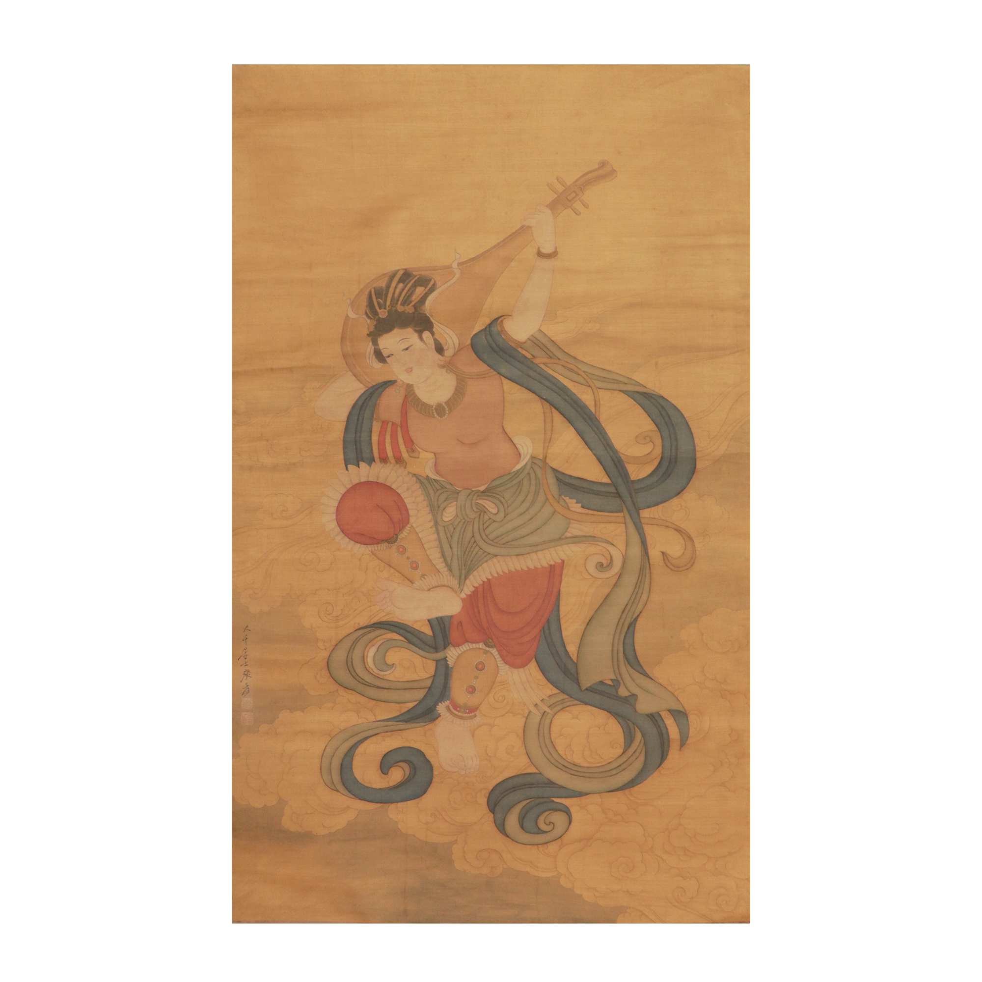 張大千敦煌飛天圖