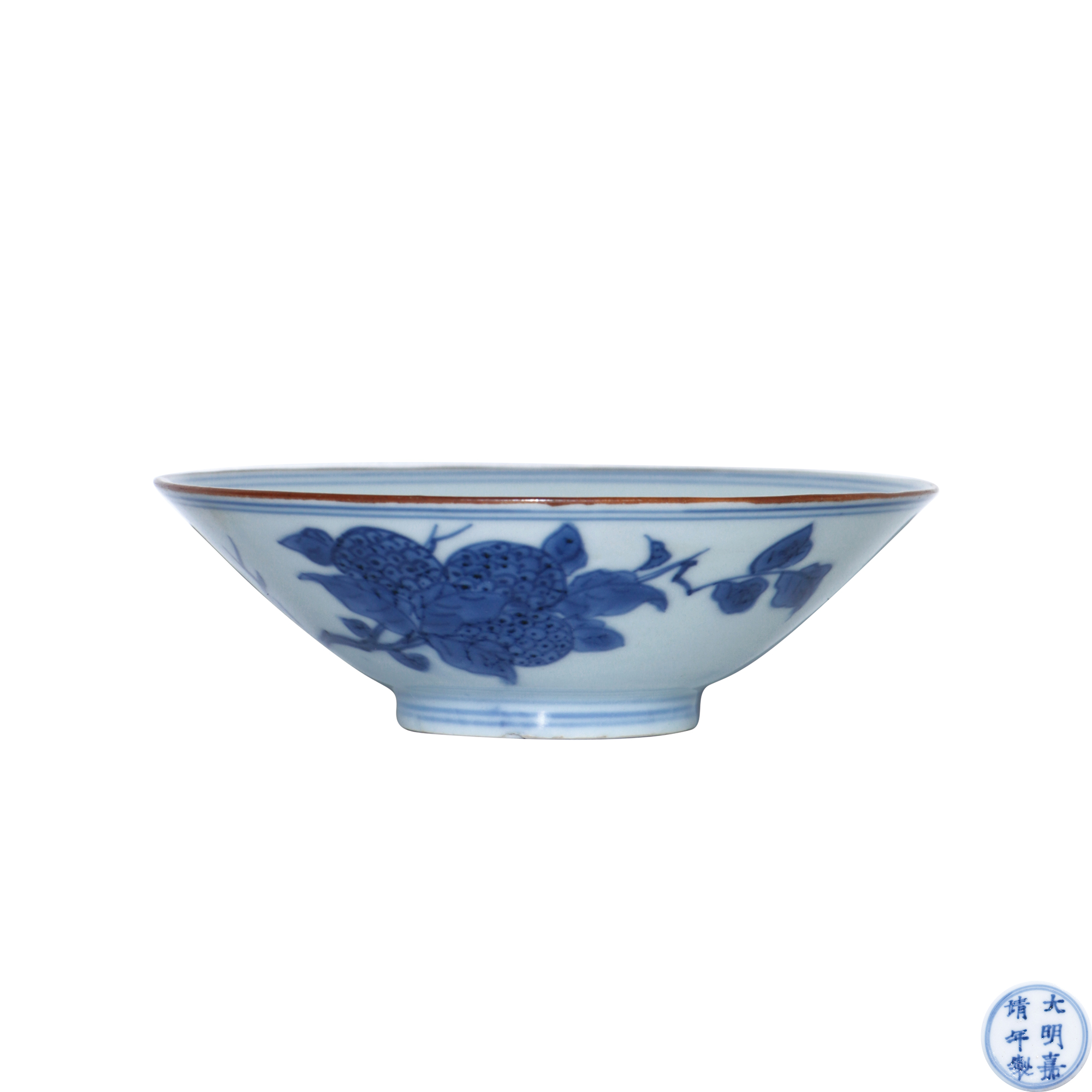 青花花卉紋碗