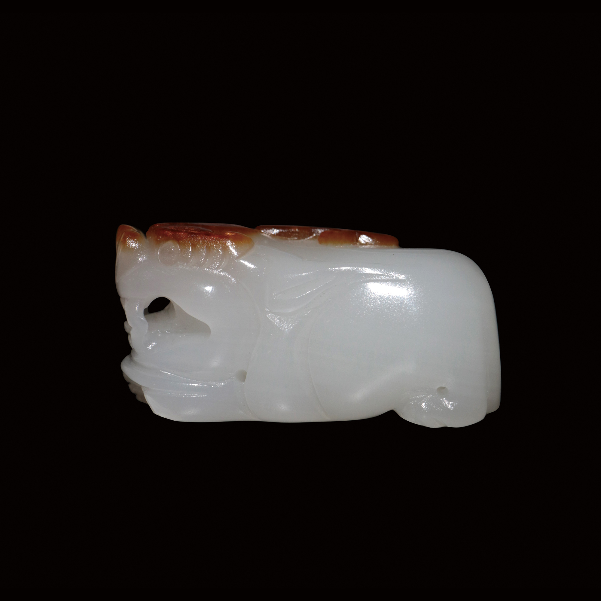 和田白玉瑞獸紙鎮