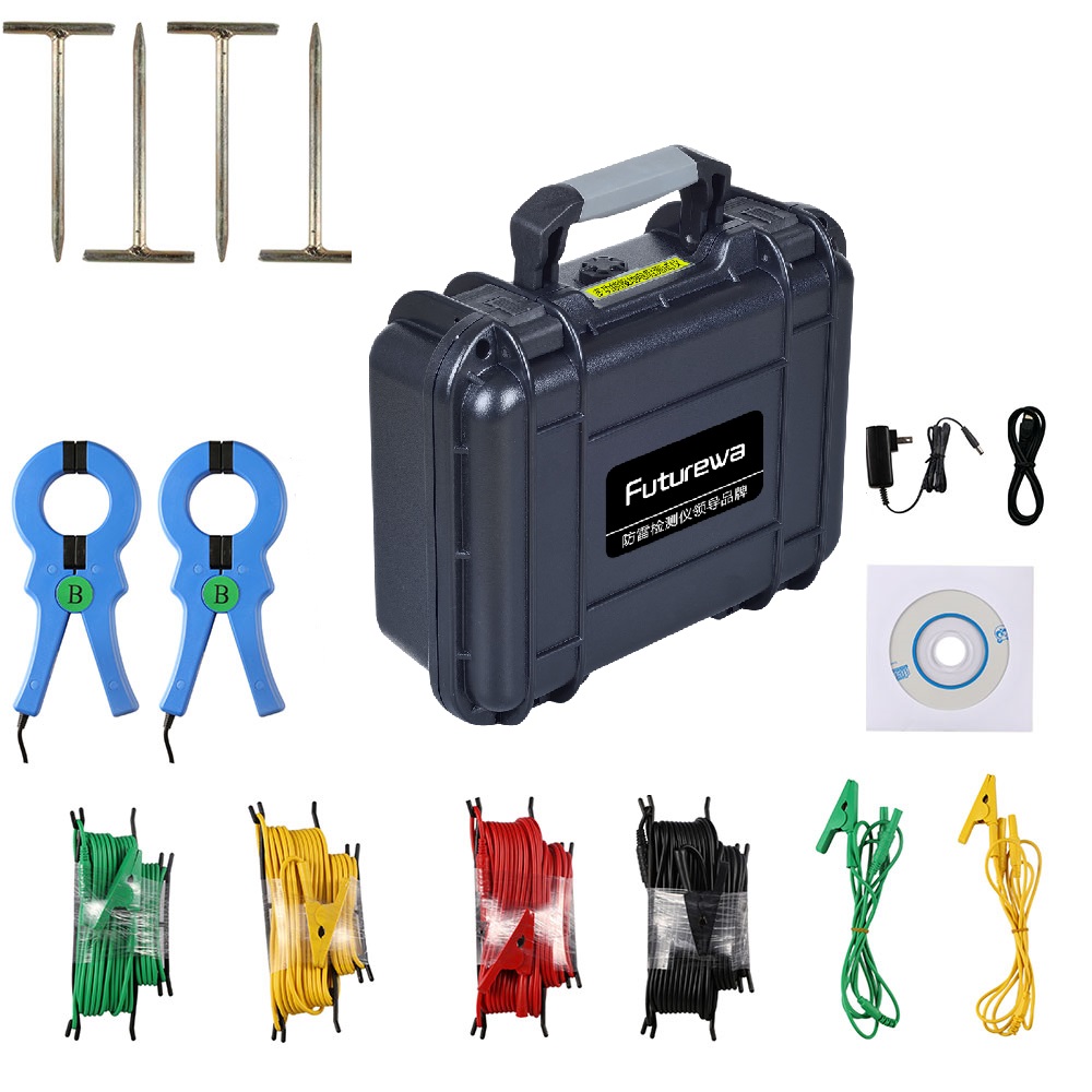 深圳_双钳多功能接地电阻测试仪FW-E08CP