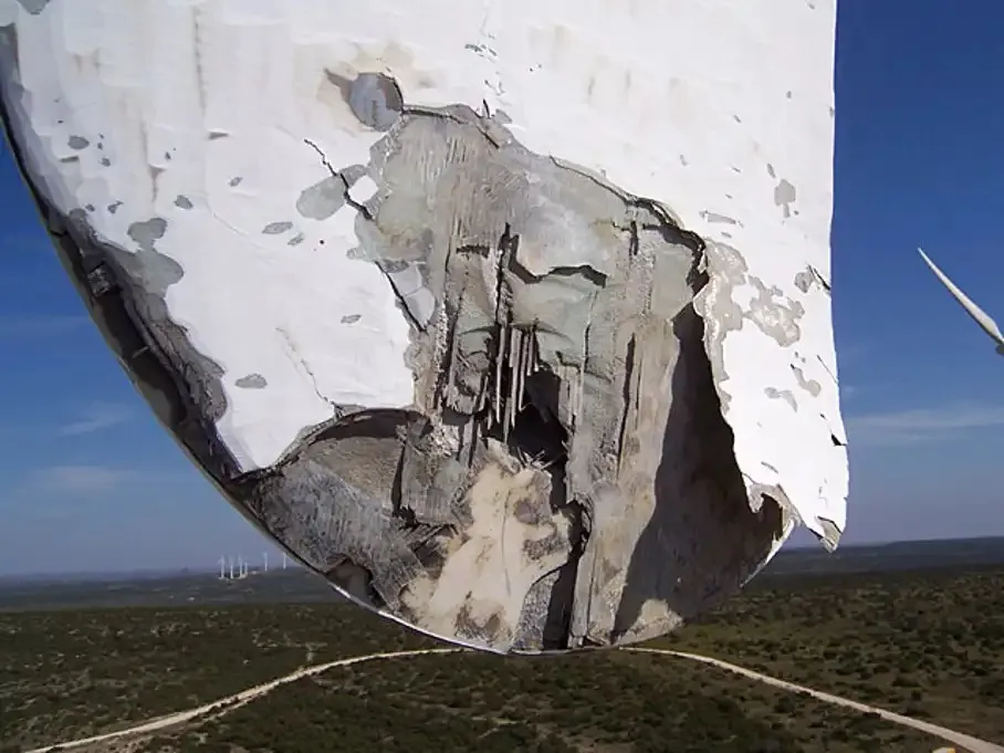 风力发电机叶片传统防雷措施及存在的问题