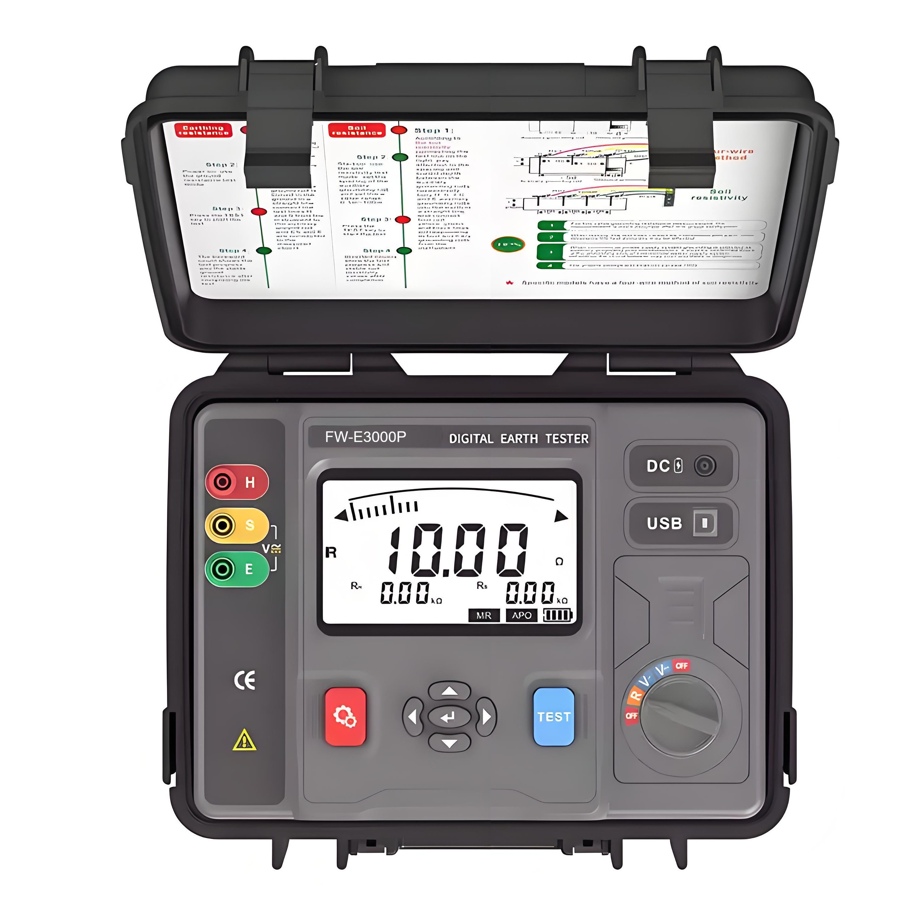 新款-接地电阻测试仪FW-E3000P