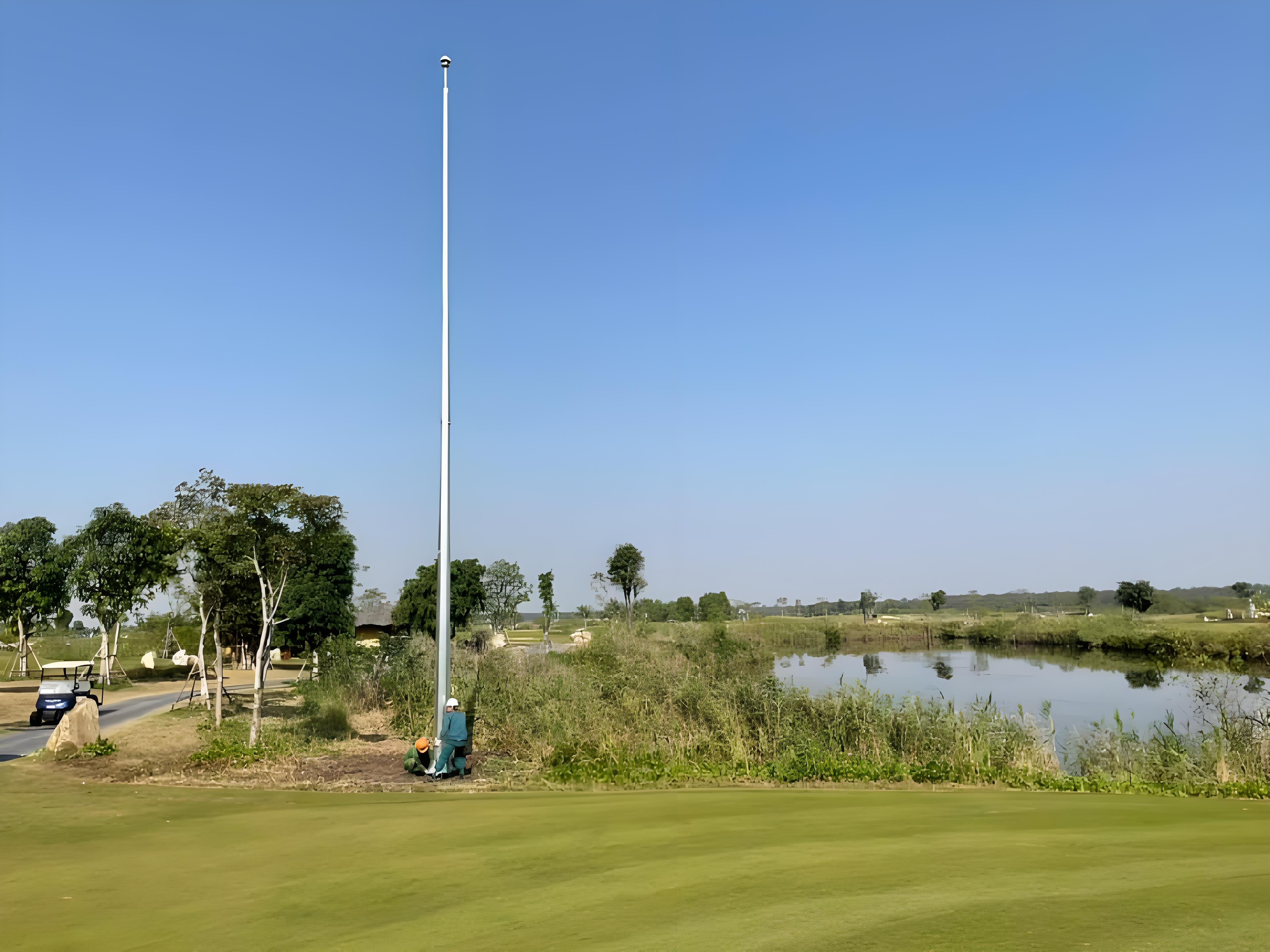 高尔夫球场避雷